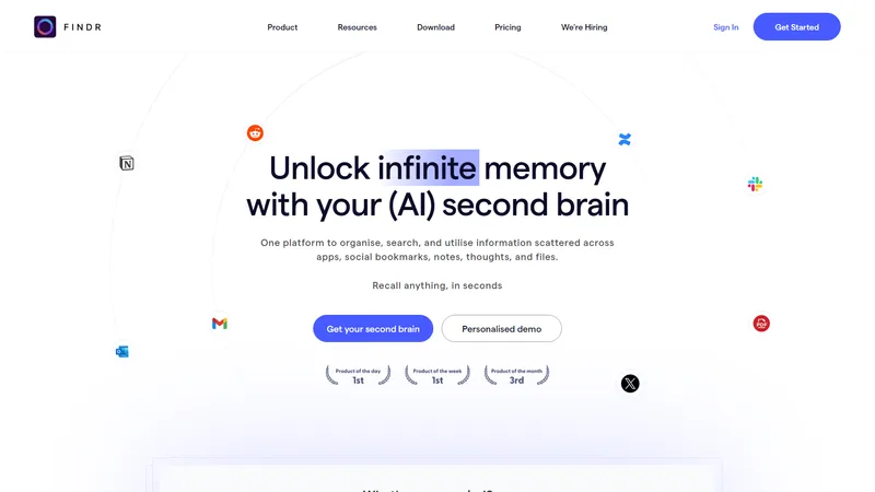 Findr - Your Second Brain for notes, apps, and files