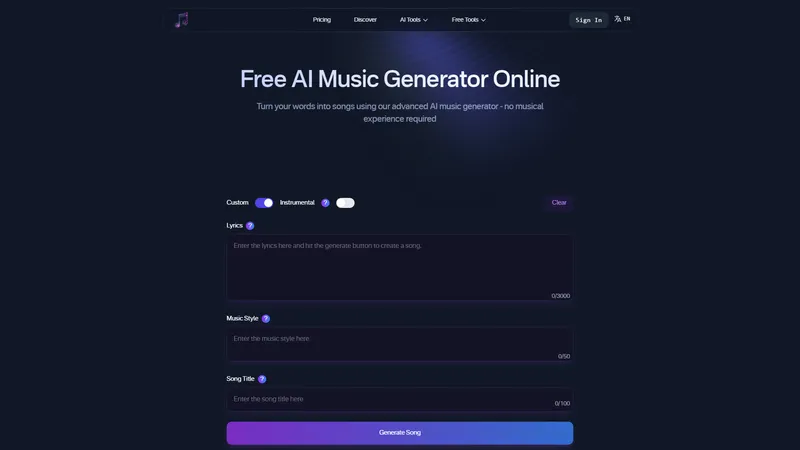 Muzix - Turn words into songs with AI music generator