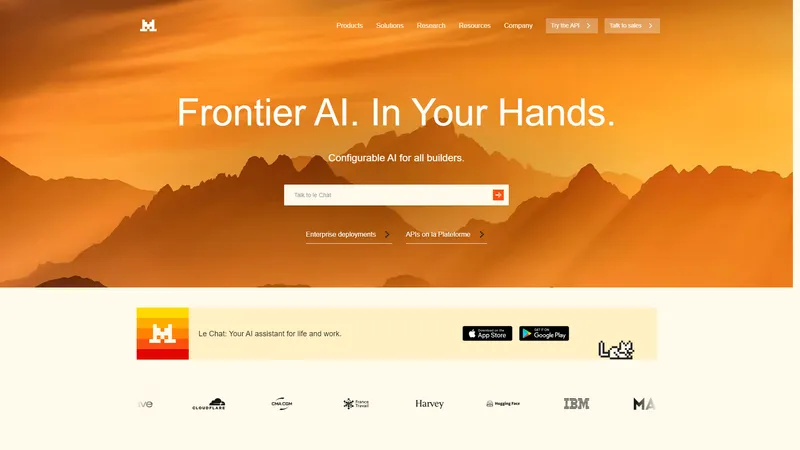 Mistral AI - Frontier AI ในมือคุณ