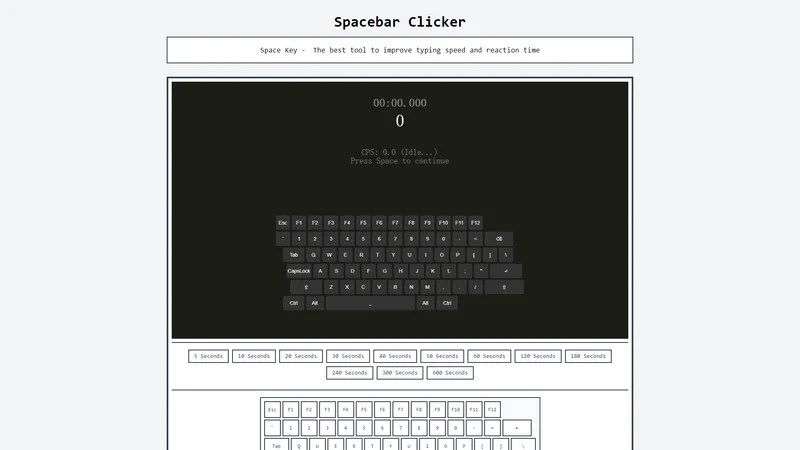 Spacebar Clicker