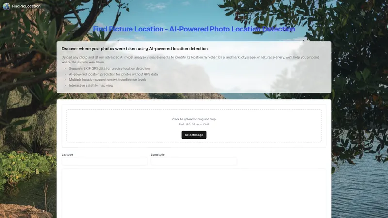 Find Picture Location For Free - AI-Powered Photo Location Detection | Discover where your photos were taken using AI
