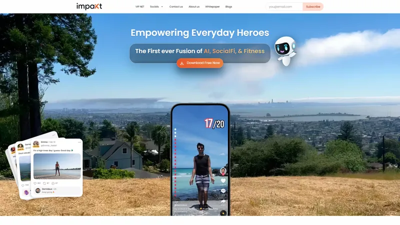 Impakt: AI Coach & Social Fitness Platform - Empowering Everyday Heroes with AI, SocialFi, & Fitness