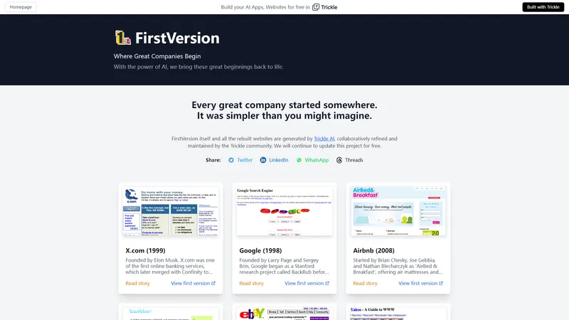 FirstVersion - Where Great Companies Begin