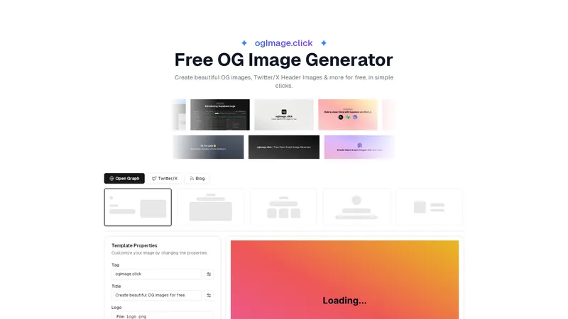 ogImage.click - Create stunning OG images in seconds, for free.