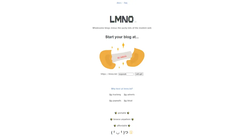 lmno.lol - مدونات بسيطة وخالية من التعقيدات