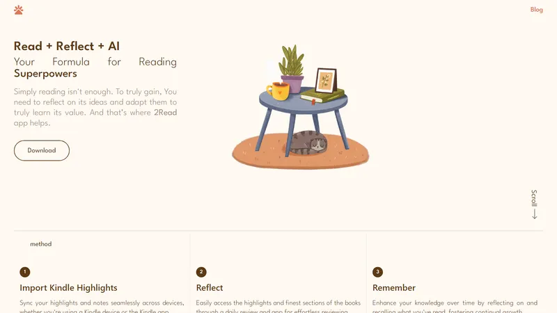 2Read App - Read, Reflect, and Remember with AI-powered tools.