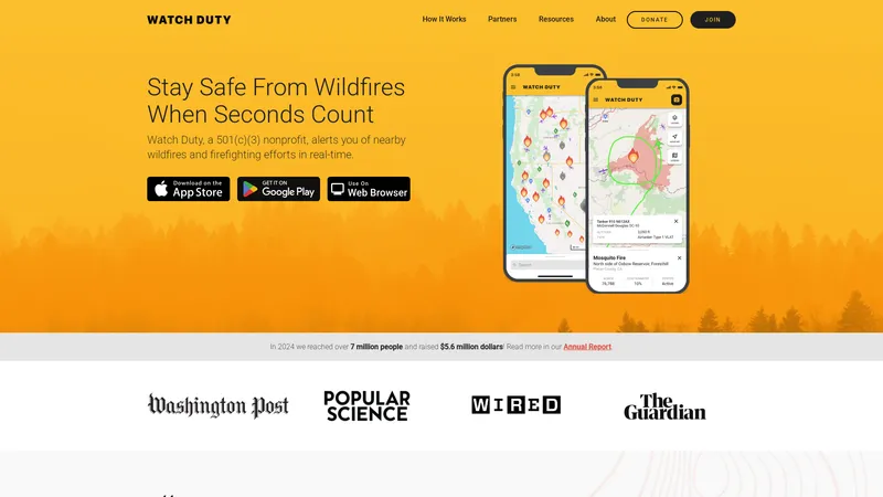 Watch Duty - Wildfire Maps & Alerts - リアルタイムの山火事情報とアラートで安全を確保