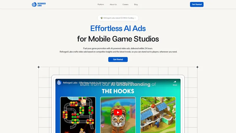 Reforged Labs | AI-Powered Video Ads for Mobile Game Studios