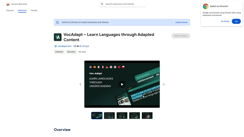 VocAdapt – Learn Languages through Adapted Content | AI-Powered Language Learning