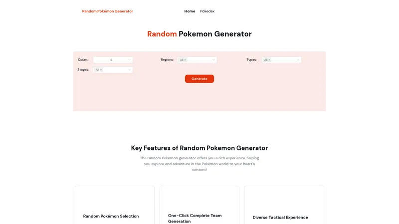 Random Pokémon Generator