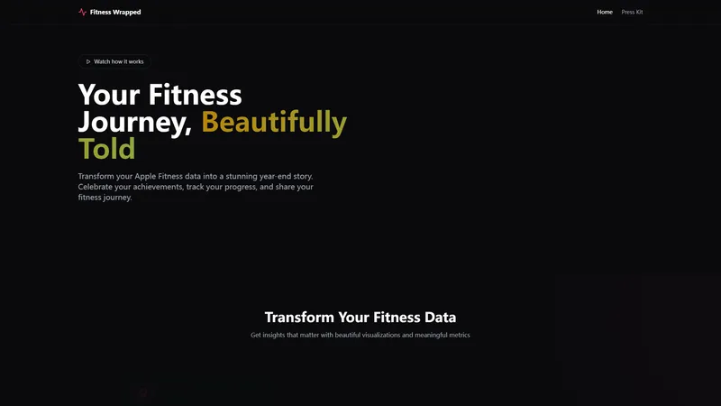 Fitness Wrapped - Your Fitness Journey, Beautifully Told