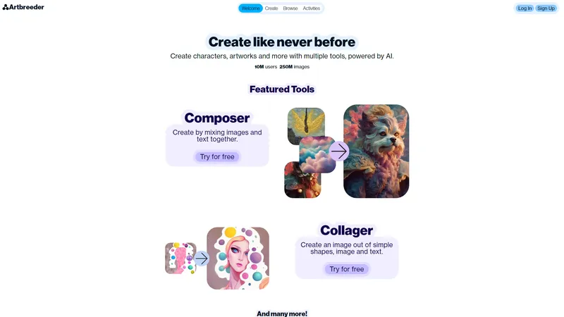 Artbreeder - Create like never before with AI-powered tools.