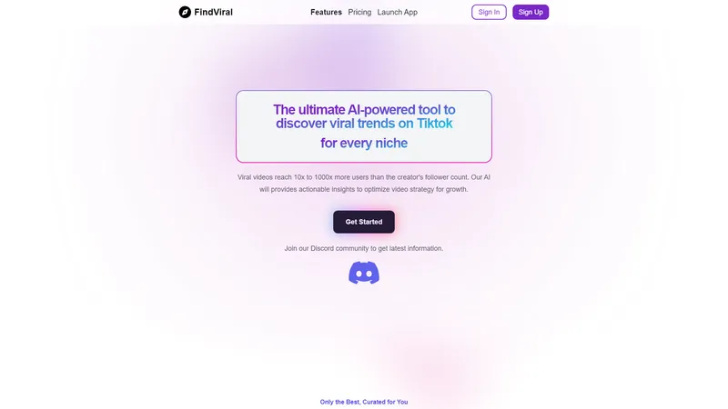 FindViral - Discover viral TikTok trends with AI-powered insights