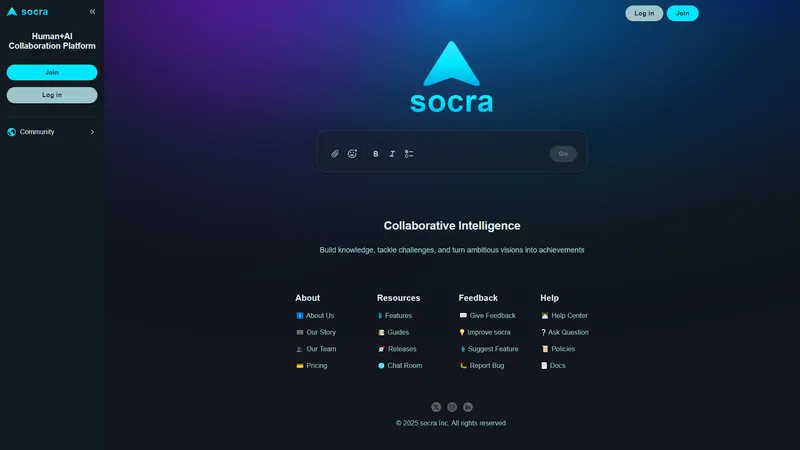 socra - Empowering Human+AI Collaboration for Smarter Solutions