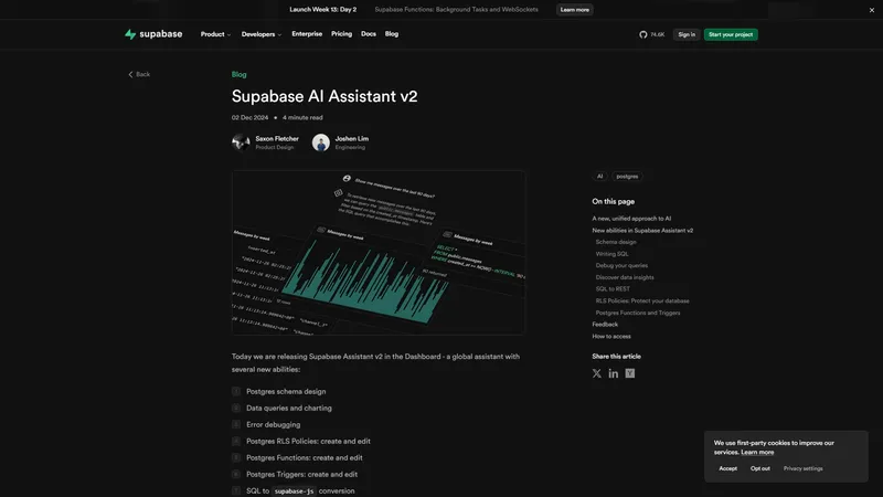 Supabase AI Assistant v2