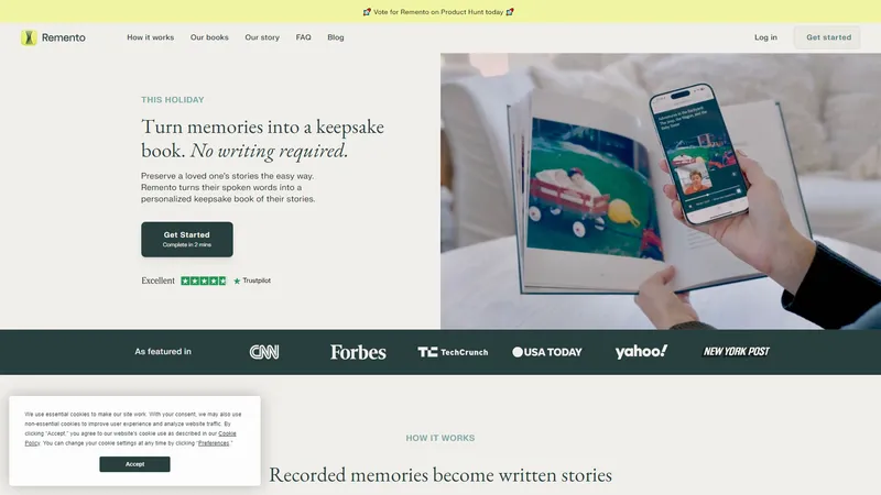 Remento | Capture family stories, no writing required