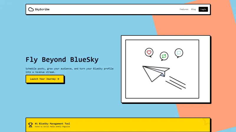 SkyScribe - Schedule Posts on BlueSky | Analytics and Auto DM Campaigns