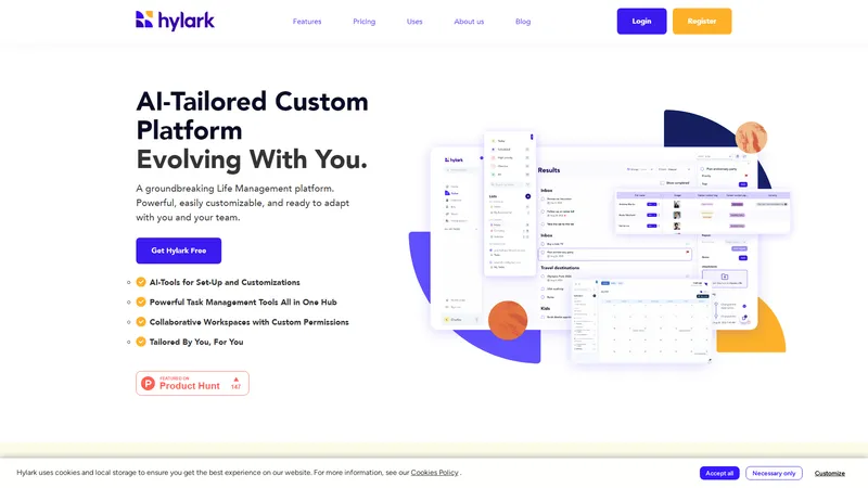 Hylark | AI-Tailored Custom Platform Evolving With You