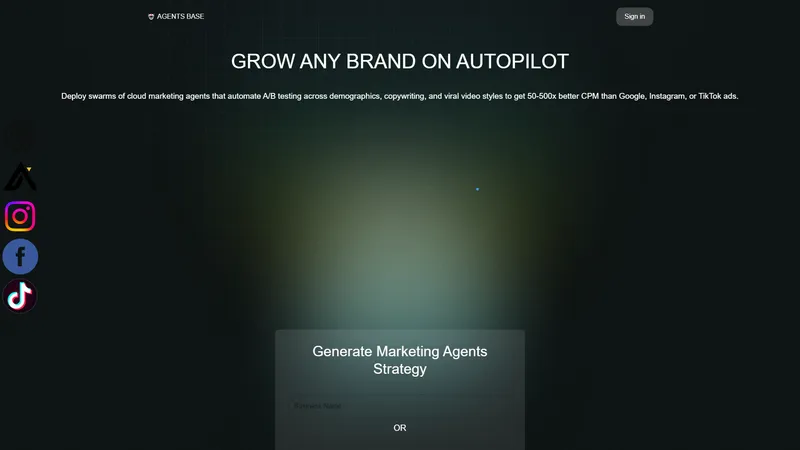 Agents Base - Grow Any Brand on Autopilot with Automated Marketing Agents