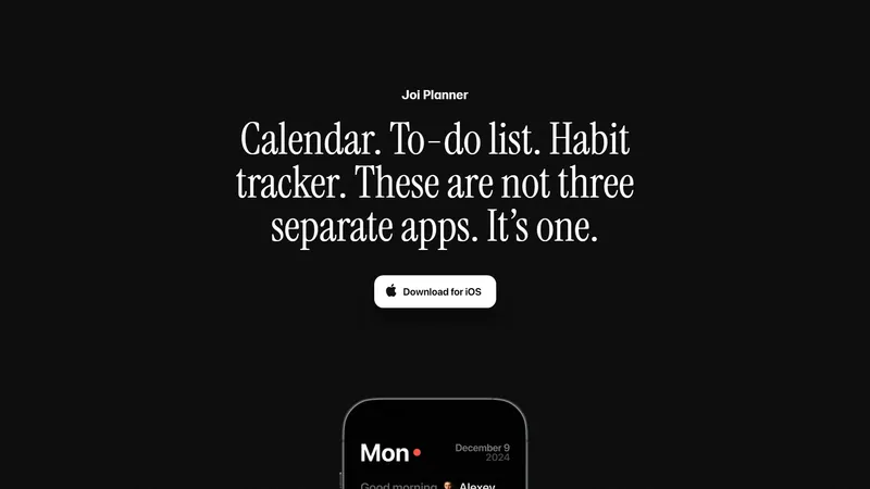 Joi Planner | All-in-One Calendar, To-Do List, and Habit Tracker